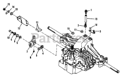 AGCO 512 H (1692264) - AGCO 36" Lawn Tractor, 12.5hp Hydro Transaxle Service Parts - Hydro Gear Model 318-0500