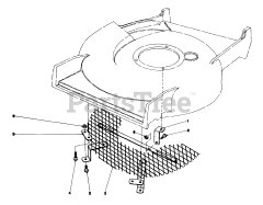 Toro 20785 - Toro Walk-Behind Mower (SN: 001000001 - 001999999) (1981) Leaf Shredder Kit No. 59105 (optional)