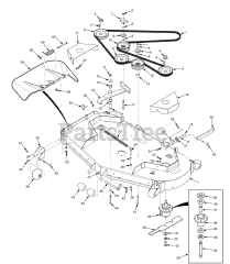 Scag SWZT61H-22FSE - Scag 61" Walk-Behind Mower, 22hp Kawasaki (SN: T9000001 - T9099999) 61H CUTTER DECK
