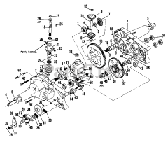 AGCO 512 H (1692165) - AGCO 36" Lawn Tractor, 12.5hp Hydro Transaxle Service Parts - Hydro Gear/Agrifab Model 210-1000