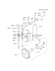 Kawasaki FE290D-BS22 - Kawasaki Engine VALVE/CAMSHAFT