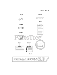 Kawasaki FE250D-BS09 - Kawasaki Engine LABEL
