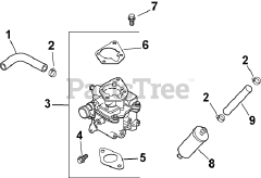 Kohler CH18-62528 - Kohler Command PRO Twin Engine, Made for EC Power, 18hp, 13.4kW Fuel System 8-24-461