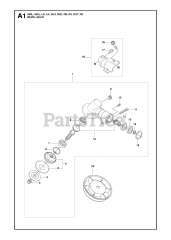 Husqvarna 525 LS - Husqvarna Brush Cutter (2013-03) BEVEL GEAR