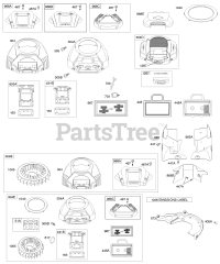Briggs & Stratton 40F777-0111-E1 - Briggs & Stratton Vertical Engine Air Cleaner, Blower Housing