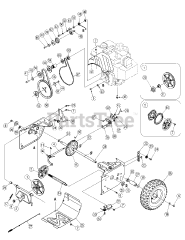 Yard Machines 31AS6FEF700 - Yard Machines Snow Thrower (2006) Drive Assembly