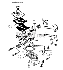 Husqvarna 35 - Husqvarna Chainsaw (1990-06) Carburetor Parts
