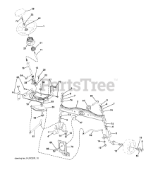 Husqvarna LTH 171 (960410023-05) - Husqvarna Lawn Tractor (2010-04) STEERING