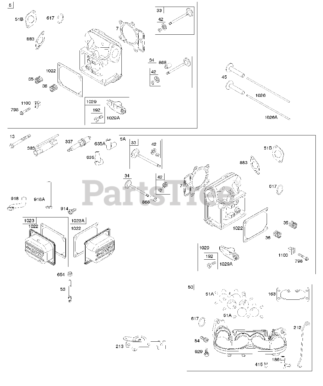Briggs & Stratton 44P7770117E1 Briggs & Stratton Vertical Engine