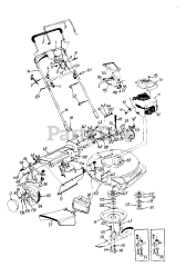 MTD 124-138C302 - MTD Walk-Behind Mower (1994) (Builder's Square)