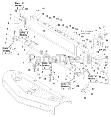 Simplicity 1694072 - Simplicity 60" Mower Deck