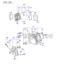 Subaru Robin EX400-DS6100 - Subaru Engine for Cub Cadet CRANKCASE