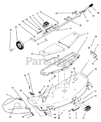 Toro 78360 - Toro 48" Side-Discharge Mower Deck (SN: 049000001 - 049999999) (1994)