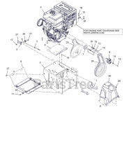 Ariens 921075 (ST 30 DLE) - Ariens Platinum 30" SHO Snow Blower, Ariens AX 420cc engine (SN: 000101 & Above)