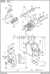Subaru Robin EH650DB5440 (EH65) - Subaru Robin Engine 101 Crankcase