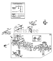 Briggs & Stratton 81232-0216-01 - Briggs & Stratton Horizontal Engine Carburetor Assembly