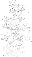 Exmark VXS730GKA60400 - Exmark 60" Vertex S-Series Stand-On Mower, Kawasaki FX730V (SN: 417930746 & Above) (Rev B) (2025)