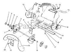 Toro 38175 - Toro CCR Powerlite Snow Thrower (SN: 039000001 - 039999999) (1993)