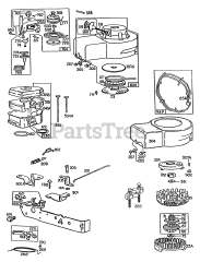 Briggs & Stratton 94502-5913-01 - Briggs & Stratton Vertical Engine Blower Hsg,Rewind,Vert Pull