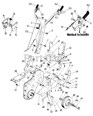 Craftsman 247.298612 (219-385-099) - Craftsman Tiller (1989) (Sears)