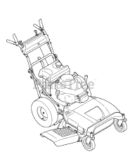 Craftsman 247.887330 (12A-764M099) - Craftsman Walk-Behind Mower (2009) (Sears)
