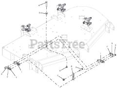 Gravely 991080 (Pro-Turn 152) - Gravely Pro-Turn 52" Zero-Turn Mower, Kawasaki (SN: 041000 & Above) Deck Mount