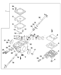 Echo CS-353 ES - Echo Chainsaw (SN: C31926001001 - C31926999999)