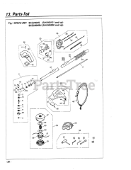 RedMax BCZ 2500 S - RedMax Brushcutter (SN: 00976 - 28085) (1999-12)