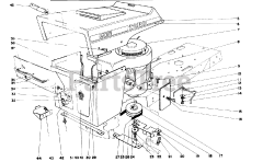 Toro 57054 - Toro 25" Lawn Tractor (SN: 000000001 - 000999999) (1970)