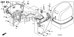 Honda BF15 DK0 SHSA (BALJ) - Honda Outboard Engine, Made in Japan (SN: BALJ-1400001 - BALJ-9999999) ENGINE COVER