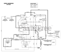 Ferris Comfort Control DD (5900553) - Ferris Comfort Control DD 52" Walk-Behind Mower, 21hp Kawasaki, Side-Discharge Electrical Schematic - Cranking Circuit - FX Engines