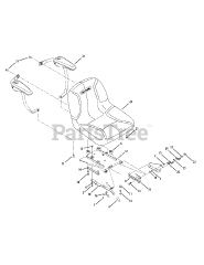 Brands SLT 1554 (13AK11BK010) - Cub Cadet 54" Lawn Tractor (2008 & After)