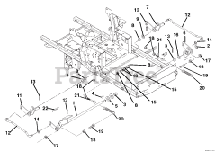 Gravely 992190 (PM 260H) - Gravely Pro-Master 60" Zero-Turn Mower, Kohler (SN: 000101 & Above)