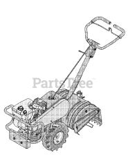 Huskee 21AB455C730 - Huskee Tiller (2007) (Tractor Supply)