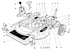 Toro 18015 - Toro Walk-Behind Mower (SN: 000000001 - 000999999) (1980)