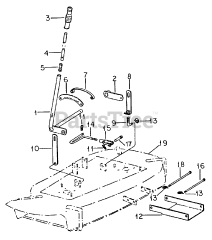 Cub Cadet 282 (132-282-100) - Cub Cadet Lawn Tractor Lift Mechanism