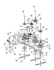 MTD MMZ-2560 - MTD Pro Zero-Turn Mower Deck Spindle Assembly