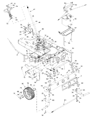 Yard Machines 14AS825H062 - Yard Machines Garden Tractor (2001) (Lowes)