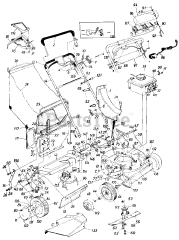 MTD 127-196-095 - MTD Walk-Behind Mower (1987) (Cenex)