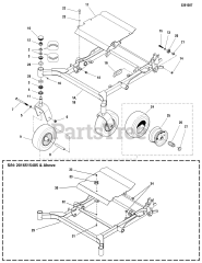 Snapper Pro S 800X (5900656) - Snapper Pro 61" Mower Deck 61" Mower Deck - Front Frame