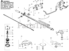 Weed Eater BC 30 B - Weed Eater Brushcutter Shaft