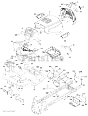 Poulan Pro PB GT 26H54 (960420111-00) - Poulan Pro Garden Tractor (2009-12)