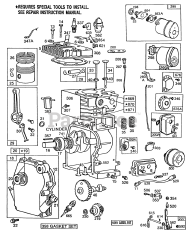 Briggs & Stratton 80232-8141-XX - Briggs & Stratton Horizontal Engine