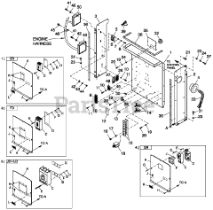 Eaton ET04842GNAN - Eaton 48kW Home Standby Generator (SN: 5907916 - 5907916) (2010) Cpl C2 &amp; C4 Flex Hsb (0G9982)