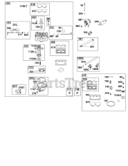 Briggs & Stratton 49T877-0027-G1 - Briggs & Stratton Vertical Engine Carburetor and Fuel Supply Group