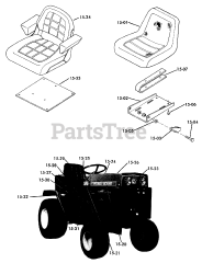 Toro 61-20KS01 (D-200) - Toro Lawn Tractor (1976)