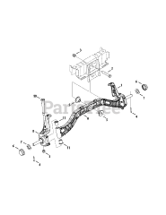 Craftsman 247.204450 (14A7A3ZW099) - Craftsman G8400 Garden Tractor (2015)