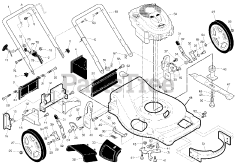 Poulan Pro PR 625Y22RKP (961420077-00) - Poulan Pro Walk-Behind Mower (2009-11)