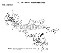 Weed Eater HD R500 B - Weed Eater Rear-Tine Tiller (1995)