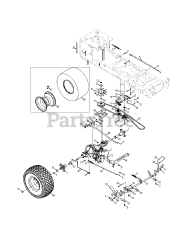 MTD 13AP925P004 - MTD Gold Lawn Tractor (2011)